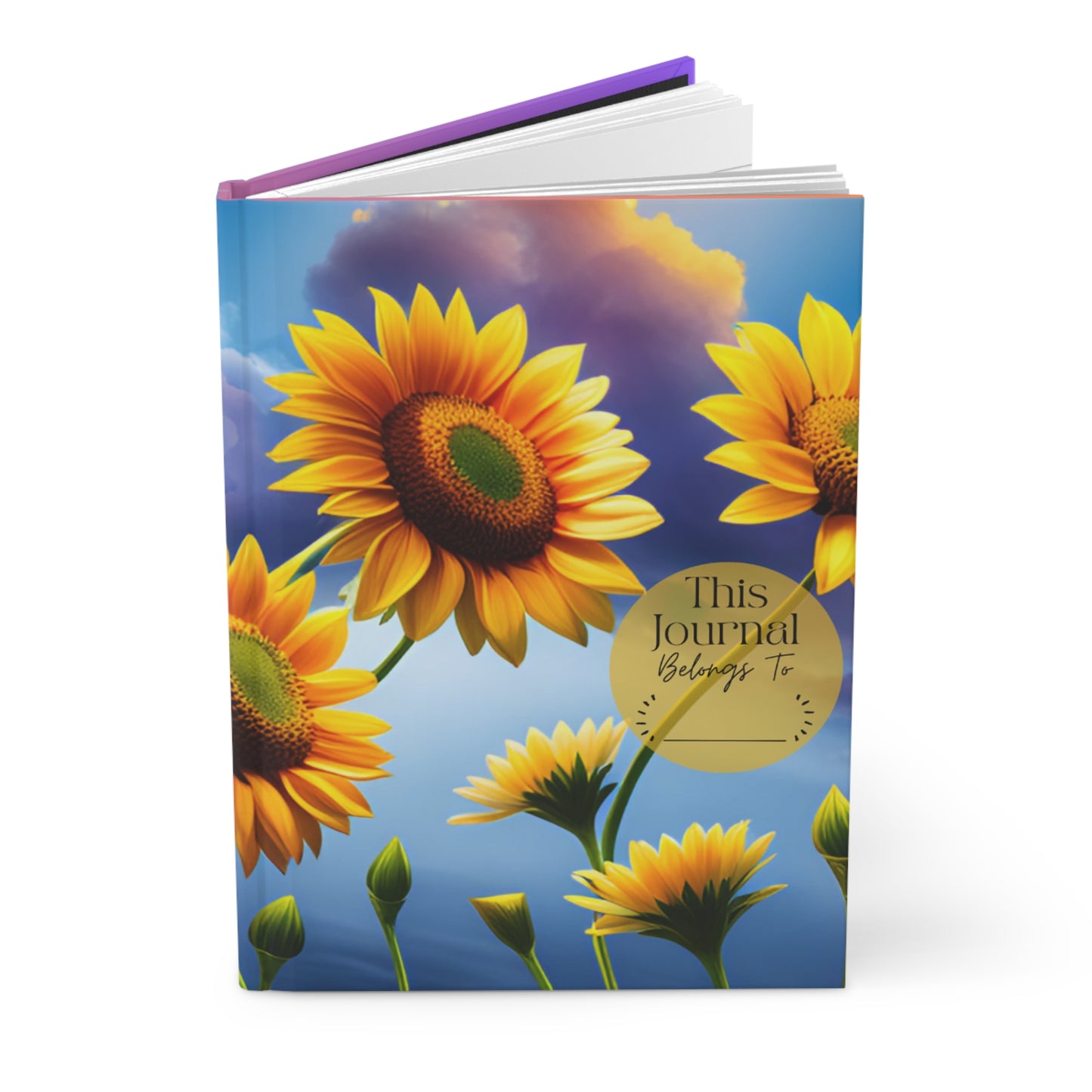 Sunflower Hardcover Journal - Perfect for Personal Reflections, Gifts & Celebrations